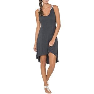 Metal Mulisha Junior's Angie Tank Dress with Open Crochet Back
